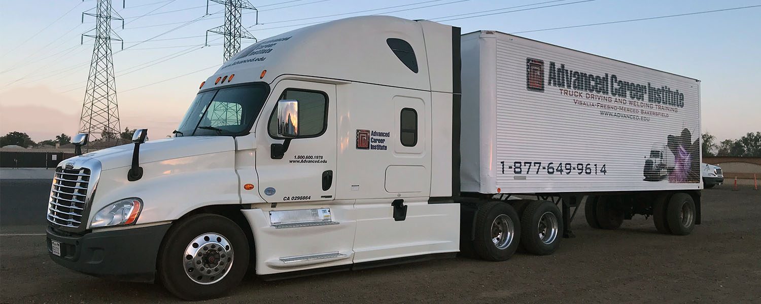 Image of white ACI branded semi-truck